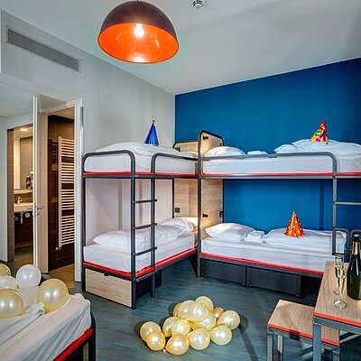 Multi-bed rooms for stag parties